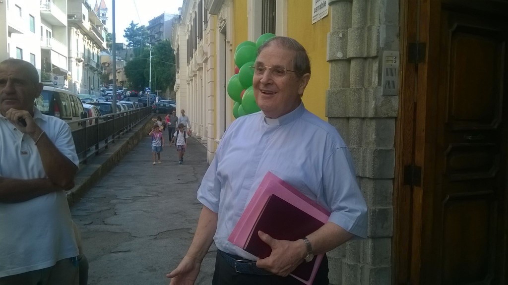 Don Umberto Romeo presidente della Cooperativa Scuola Savio